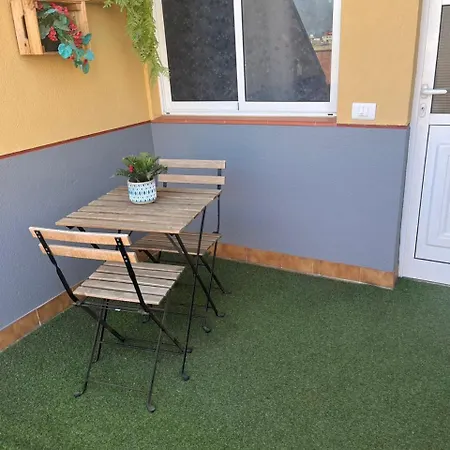 Апартаменты Acogedor Atico Con Terraza En Сан-Кристобаль-де-Ла-Лагуна